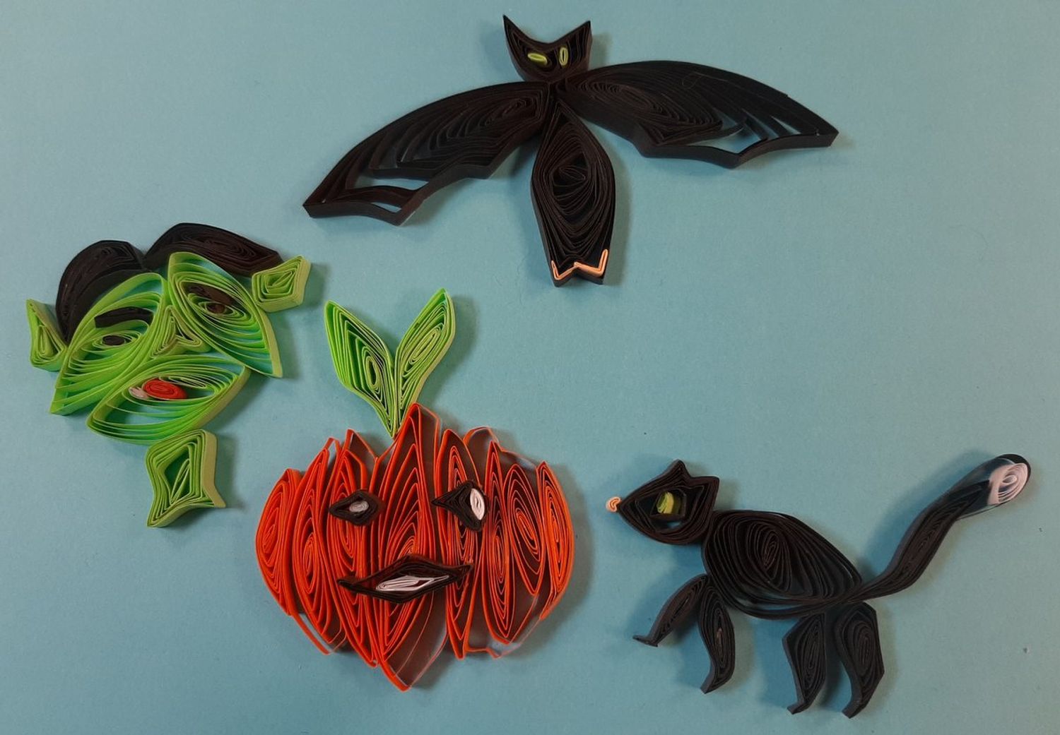 Atelier créatif : Fabrication d'un sujet "Halloween" en papier roulé